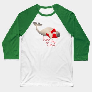 Neil the Seal Baseball T-Shirt